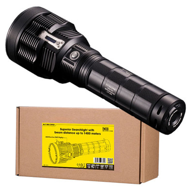 Nitecore TM38 CREE XHP35 HI D4 Flashlight / Searchlight w/ NBP68HD Battery Pack