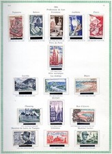 FRANCE ! Timbres anciens depuis 1954 dont le n°977B vert et bleu ! NEUFS