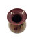 thumbnail 6  - Mdina Art Glass Vase Purple Sandy Brown &amp; Turquoise Green Pattern Abstract Nice