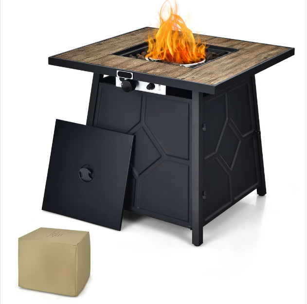 Fire Pits for Outside Outdoor Propane Fire Pit Table, 28