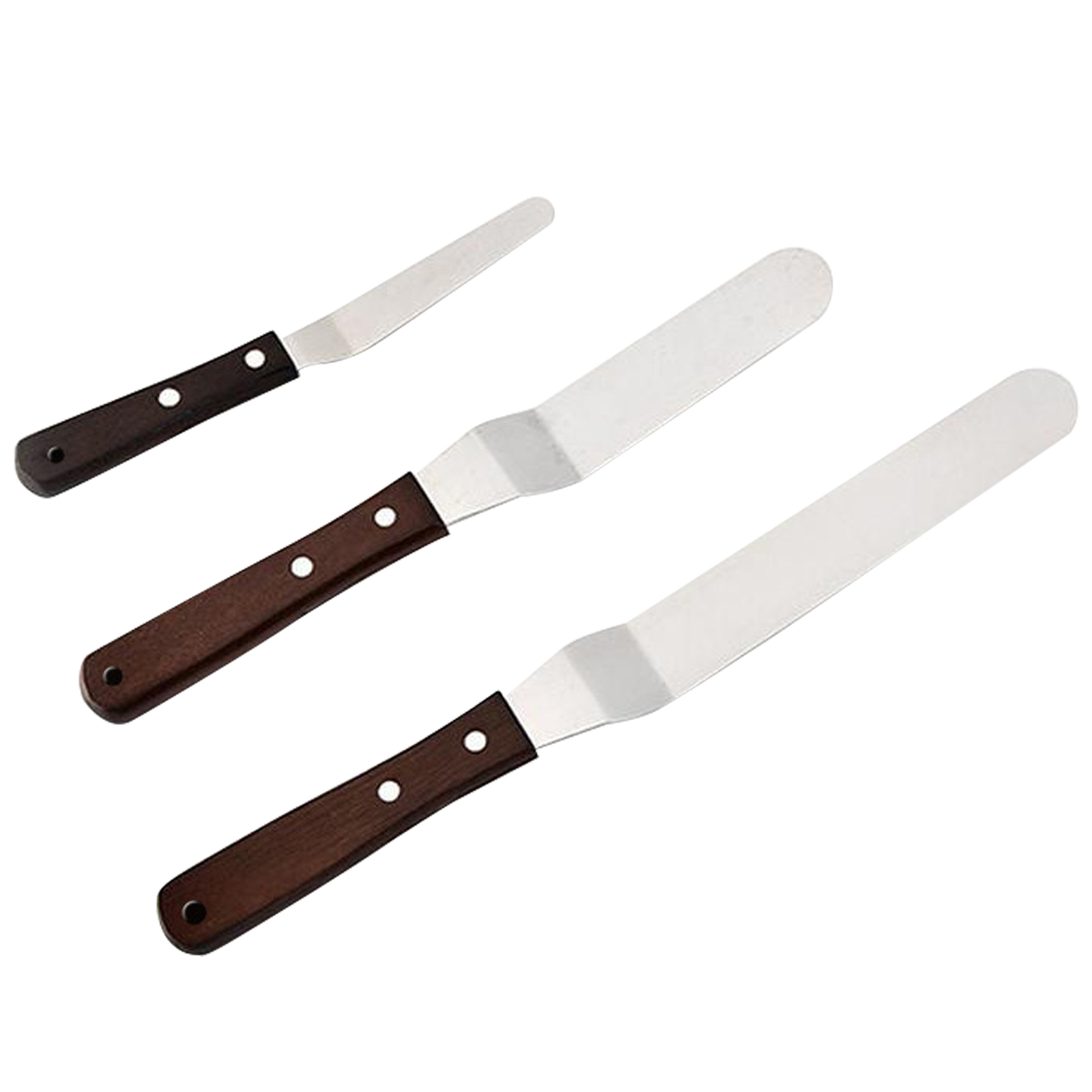 Cake Offset Spatula Icing Spatula Set Stainless Steel Blades