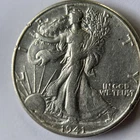 1941-D 50C Walking Liberty Half Dollar - XF/AU? - 51046