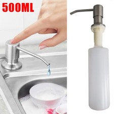 Einbau.Seifenspender Waschbecken Lotionspender Sp??lmittelspender Komfort 500ML