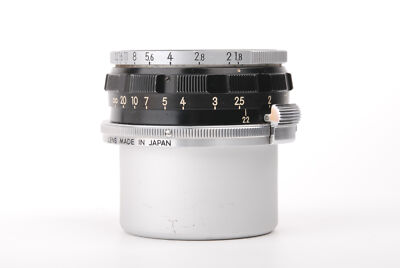 Ex+ Nikon Nippon kogaku W-Nikkor 35mm f/1.8 S Mount RF SP S2 w