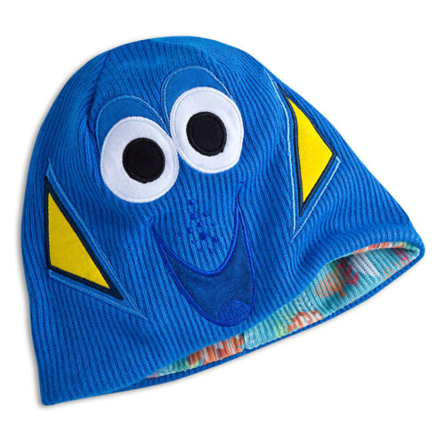 Disney Store Pixar Fest Finding Dory Reversible Beanie Hat  Nemo Marlin - Picture 1 of 2