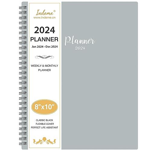 2024 Planner - Planner 2024 from January 8'' x 10'' 2024 weekly monthly planner