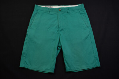 Volcom Chino Short Hose Pant Kurz Trouser Pantalon Sommer Skateboard Grün Gr. 34
