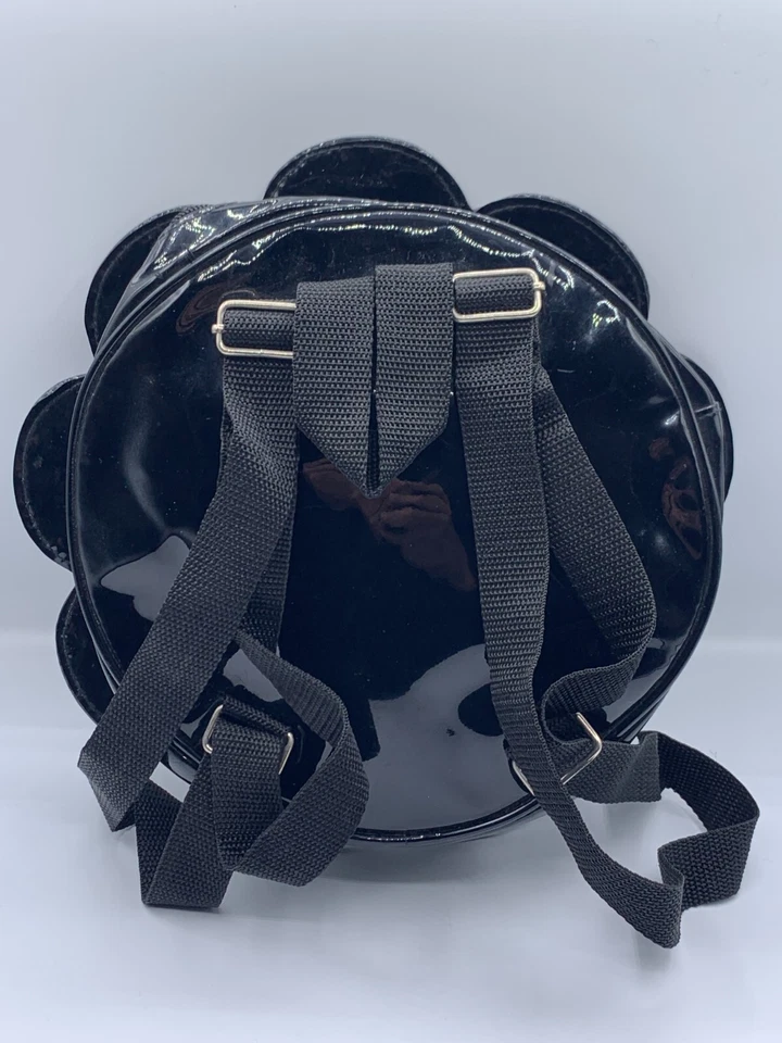 Vintage 1990s Yellow vinyl Round Smiley Happy Face Backpack Sun Flower. RARE - Image 2 of 4