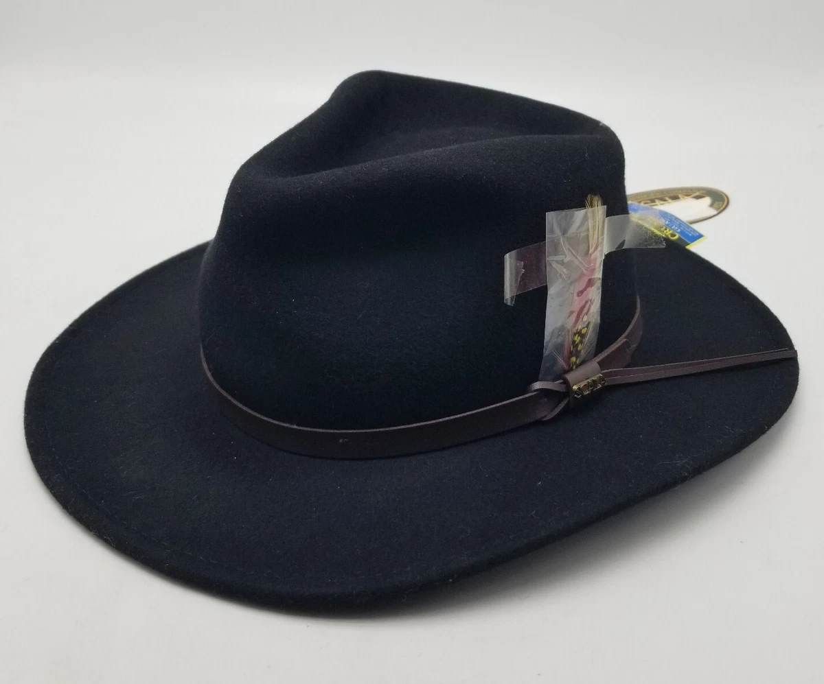 Dorfman pacific wool felt crushable outback hat hotsell