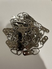 Lot of 100 Two-Hole D-Ring Frame Picture Mirror Strap Hangers