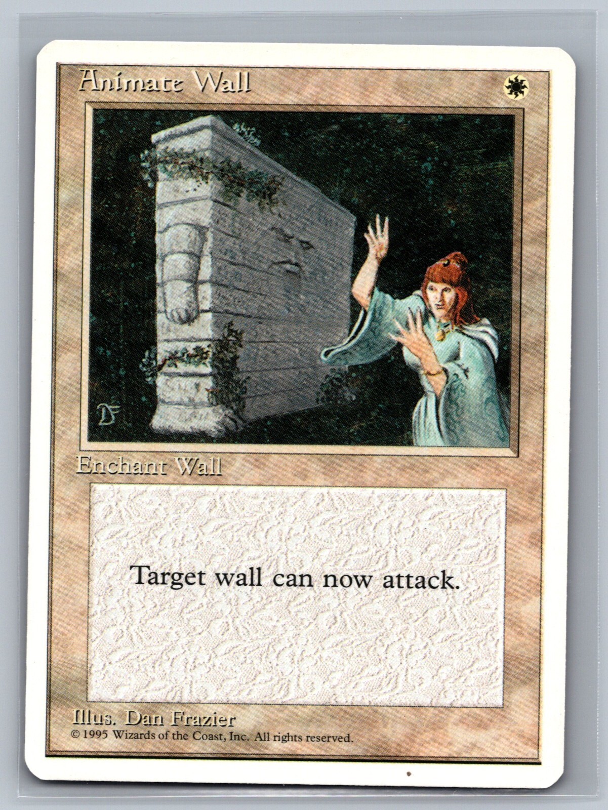 Magic The Gathering 4th Edition Animate Wall MTG TCG CCG Fourth