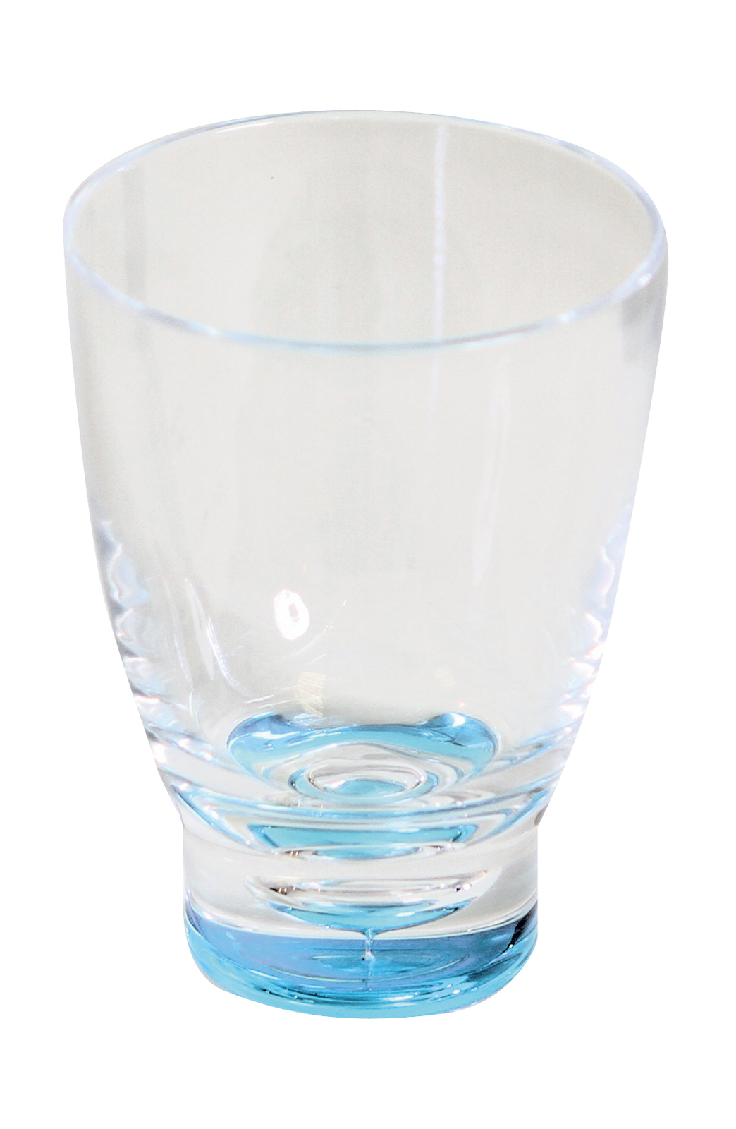 Quest Elegance Low Polycarbonate Tumbler 'Glass' - Blue