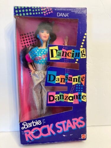 Vintage 1986 Mattel 3158 Dana Barbie Rock Stars Dancing, NIB