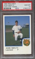 1986 Procards John Smoltz Lakeland Tigers RC PSA 10 