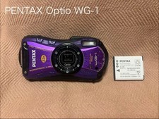 Ricoh Pentax Optio WG-1 Purple 14.0 MP Waterproof Action Camera