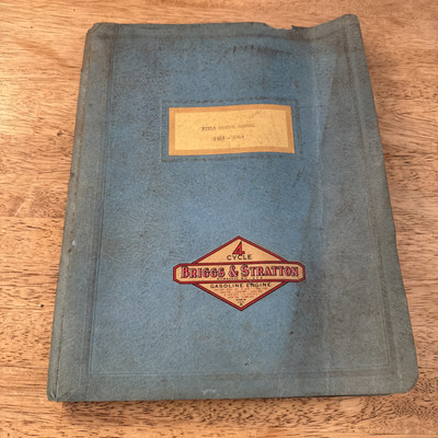 #ad Briggs amp; Stratton Engine Parts Master Price Lists And Parts List Folder 1963 $16.96