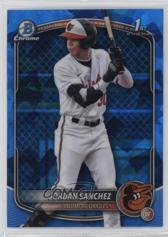 2025 Bowman Chrome Sapphire Edition Prospects Jordan Sanchez #BCP-208 4k8