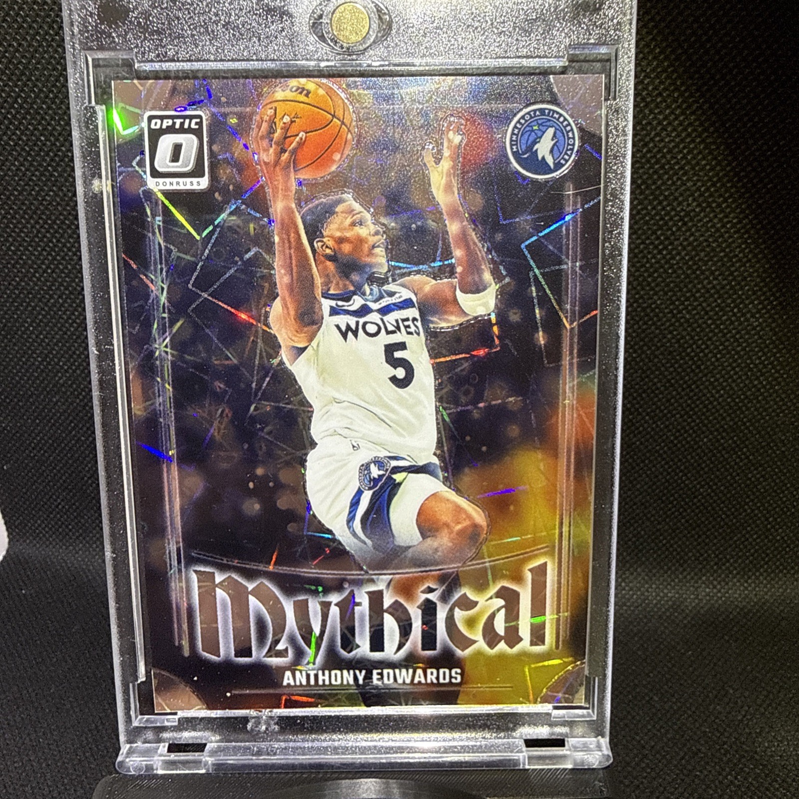 2024-2025 Panini Donruss Optic Anthony Edwards Mythical #7 SSP Case Hit