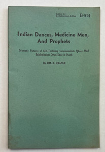 Native American Ghost Dance Medicine Men Prophet Kiowa Comanche Fox Osage Book