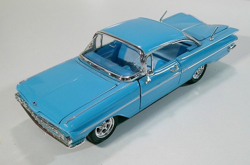 Used 1959 Chevrolet Impala Model Car Arko Products Blue Diecast