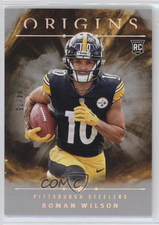 2024 Panini Origins Rookies Silver 44/75 Roman Wilson #138 Rookie RC bn5