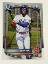 2025 Bowman Chrome - Prospects Elian Pena, Elian Pena #BCP-155 (RC)
