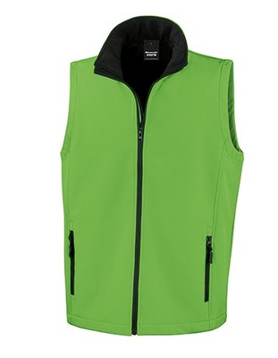 Result Men's Printable Softshell Bodywarmer with Recycled Fleece Inner R232M Her