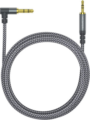 3 5Mm to 2 5Mm Aux Audio Cable  6 6FT  90 Degree Right Cord Compatible