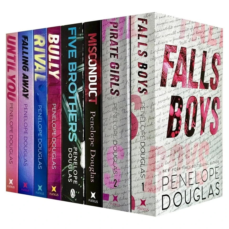 Penelope Douglas Collection 8 Books Set Five Brothers, Rival, Until You
