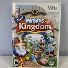 MySims Kingdom Nintendo Wii 2008 CIB Complete w/ Manual EA Sims Adventure Game