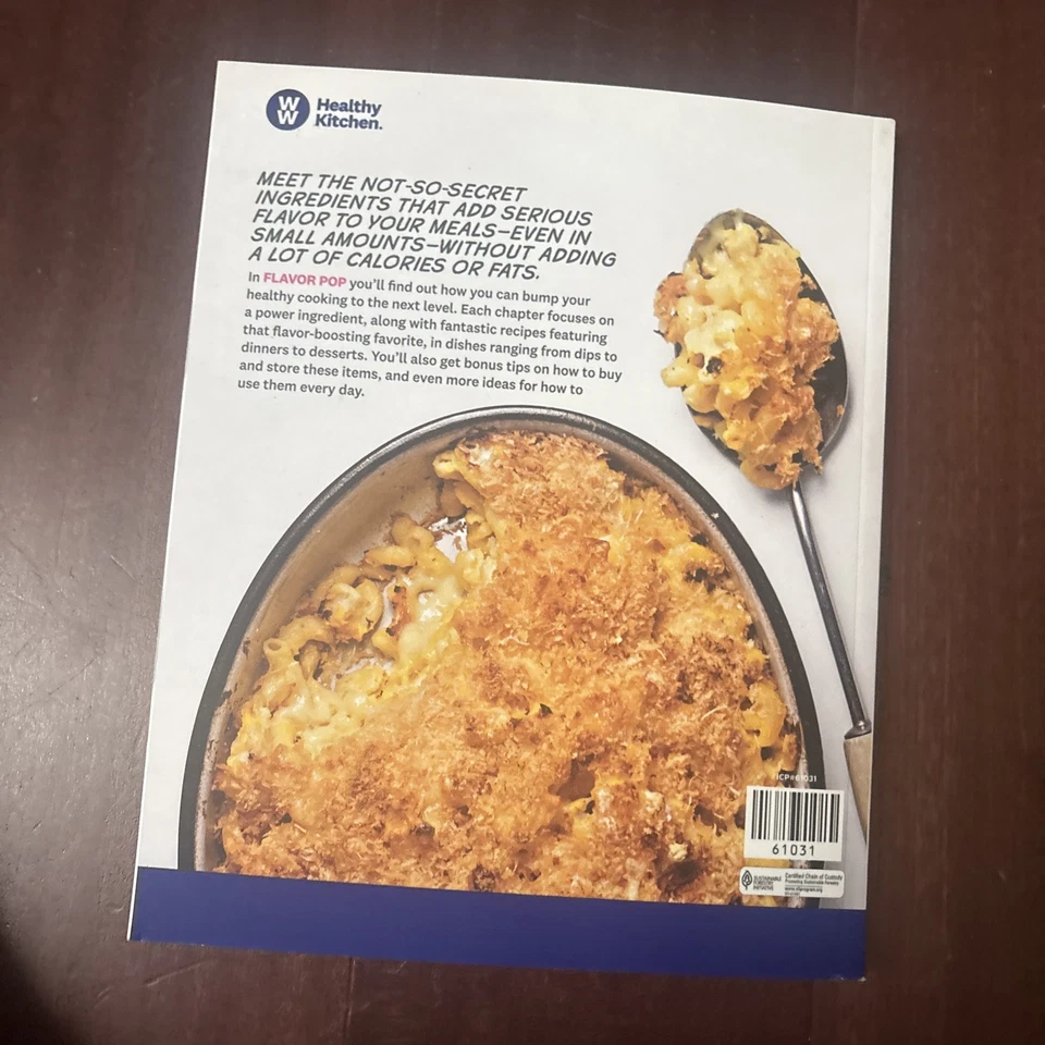 NEW WW WEIGHT WATCHERS HEALTHY KITCHEN FLAVOR POP PAPERBACK COOKBOOK Foto 2 de 3