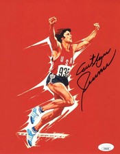 Caitlyn "Bruce" Jenner signed 8x10 Photo Olympics JSA Authentication
