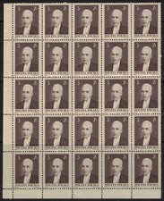 POLAND FISCHER # 290 MARSZALEK IG. MOSCICKI LOT OF 25 MNH STAMPS . 1935