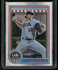 2025 Panini Stars and Stripes USA Baseball #56 Liam Peterson Speckle