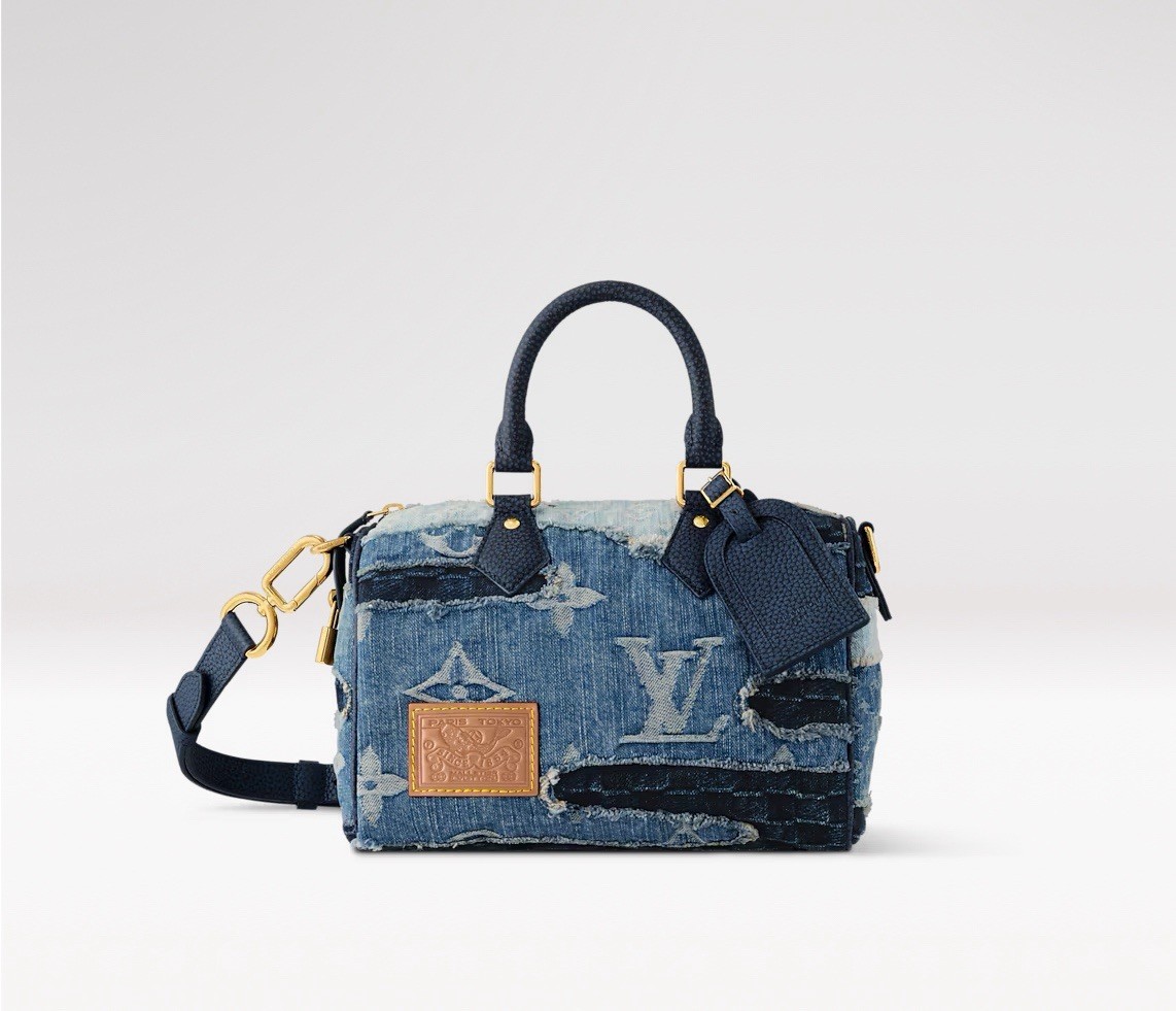 レア品 Louis Vuitton デニム スピーディ25 レア品 Louis Vuitton
