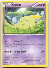 Gulpin 37/119 Common Phantom Forces Pokemon Moderately Played