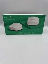 eero 7 Dual-Band Mesh Wi-Fi 7 System 2-Pack , Up to 2.5Gbps, 4,000 sq.ft NEW