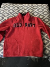 Old Navy Quarter Zip Boys Medium 10-12 Red
