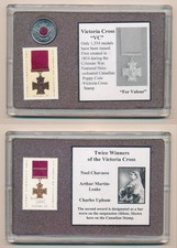 Canada: 2004 Victoria Cross Stamp & Poppy 25c Coloured Coin in Presentation Case