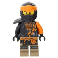 Lego Minifigur Cole - Lego Ninjafigur - Lego Ninjago - Lego Schwarzer Ninja Cole