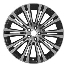 02420 Refinished Chrysler 300 2010-2014 20 Inch Wheel Rim Oe Polished Wblack