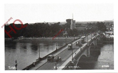 Ansichtskarte: Putney Bridge, vor der Verbreiterung (Repro)
