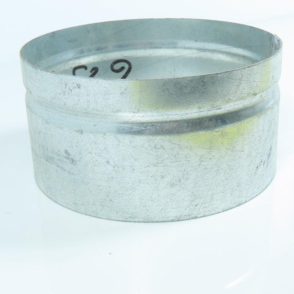 6" Galvanized Steel Round Duct 20 Gauge Female Extension/Coupling Lot of 2