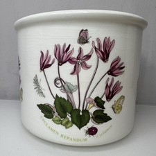 VINTAGE PORTMEIRION BOTANIC GARDEN CYCLAMEN REPANDUM PLANTER PLANT POT 10 x 12cm
