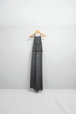 Dorothy Perkins Showcase Navy Sequin Maxi Dress UK 8 Evening Occasion