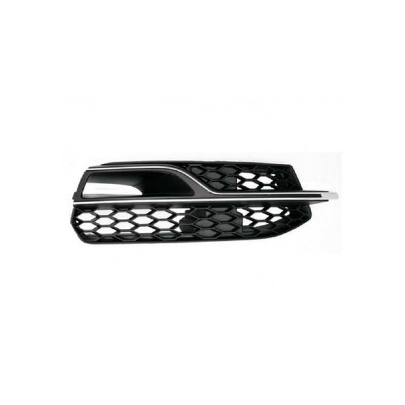 Grille de pare-choc avant droite Audi A3 Sportback 8V calandre noire argent