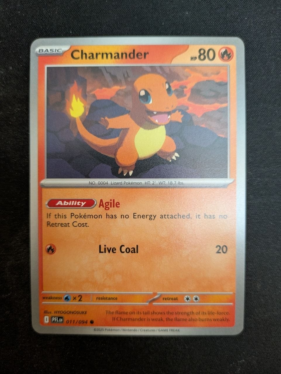 Charmander Pokemon Card