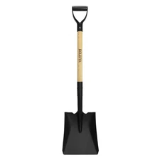 Flat Shovel Transfer with D Handel and Heavy Duty Square Head for Landscaping