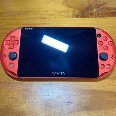 「YOSHINO」PlayStationVITA PSVITA 2000 Metallic Red Console 6261 From Japan | eBay