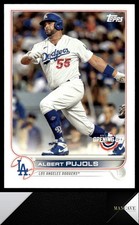 2022 Topps Opening Day #30 Albert Pujols Los Angeles Dodgers